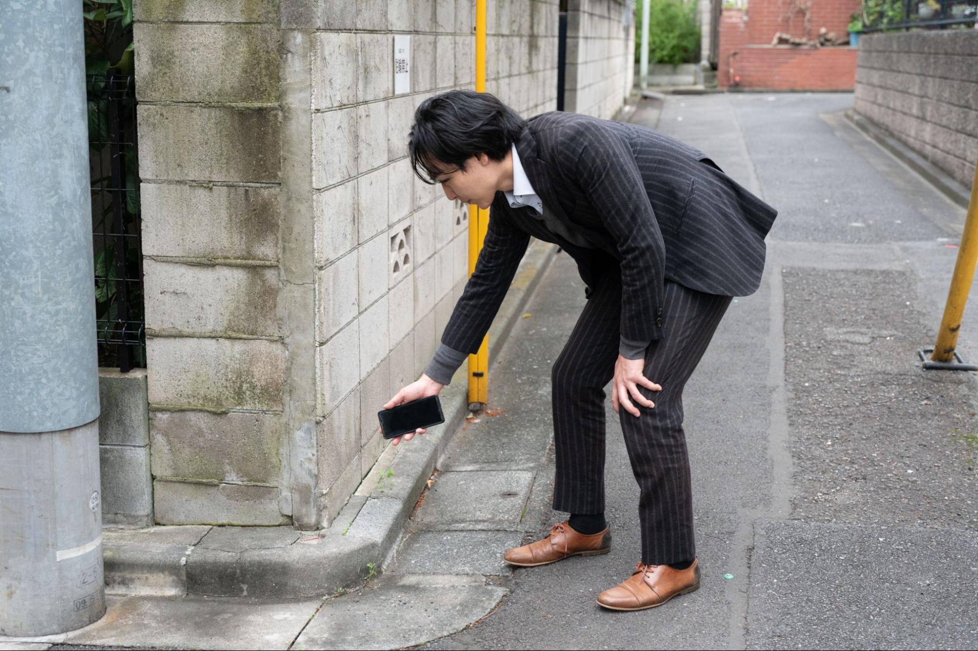 実際に物件を見て回る様子